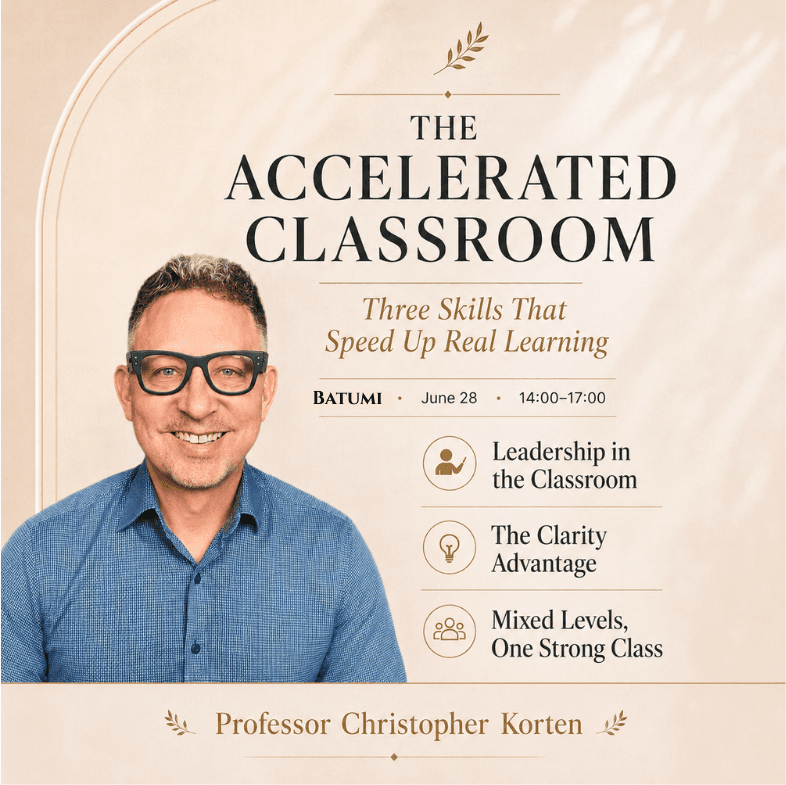 The Accelerated Classroom — Batumi masterclass poster