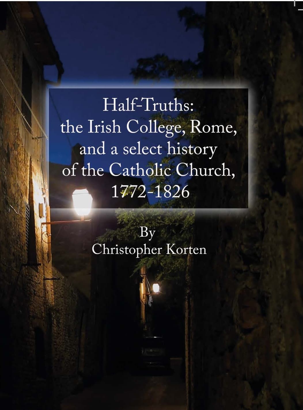 The History of the Irish College book jacket