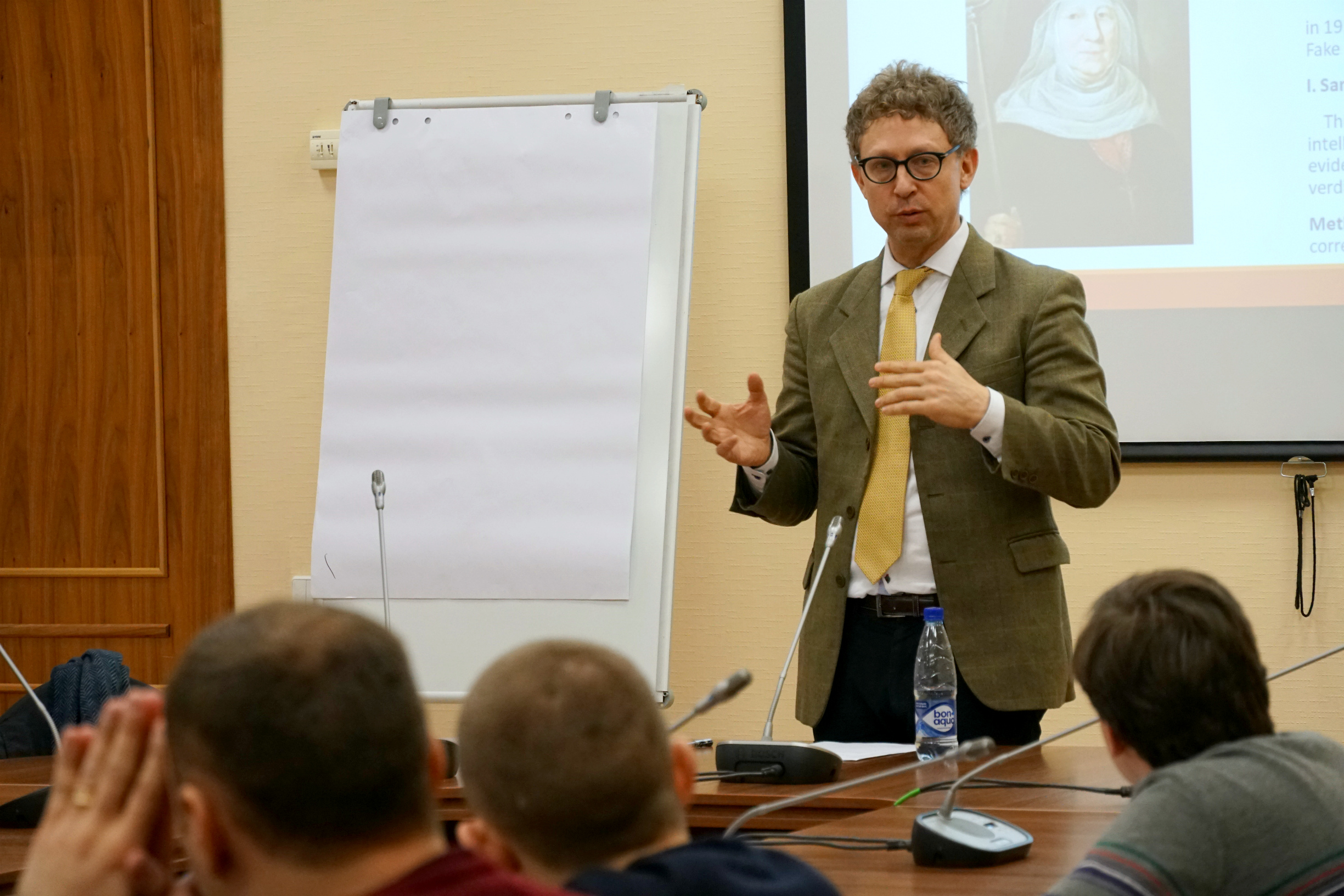 Professor Korten leading a workshop