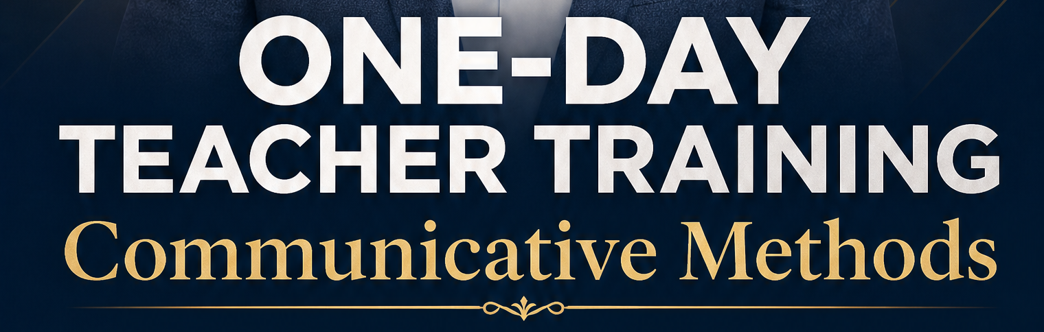 One-Day Teacher Training: Communicative Methods