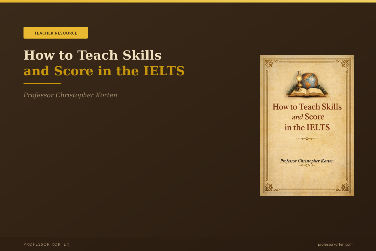 How to Teach Skills and Score in the IELTS