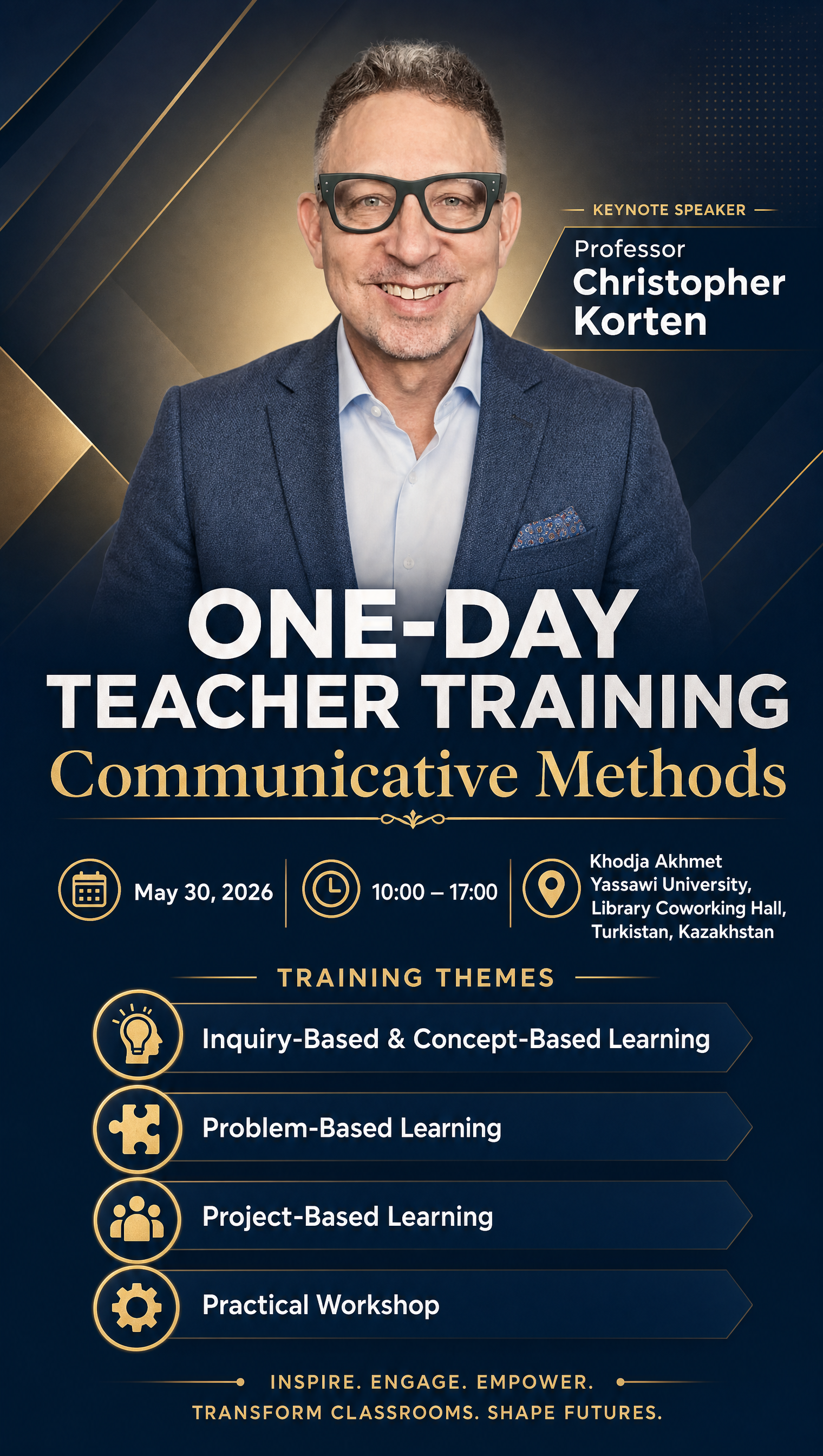 One-Day Teacher Training: Communicative Methods — Professor Korten